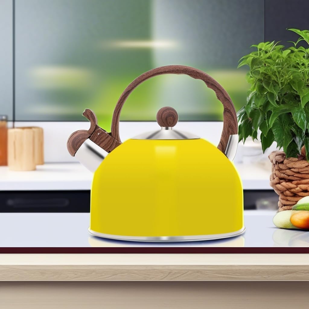 Livefunni Whistling Stove-Top Tea Kettle 25L