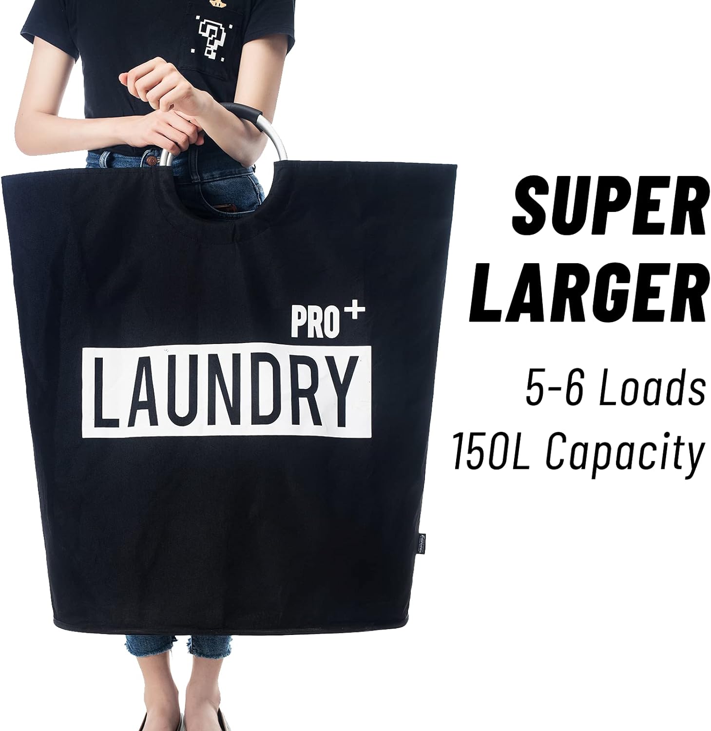 Caroeas Super Large 150L Laundry Basket Pro Waterproof Collapsible Storage Solution