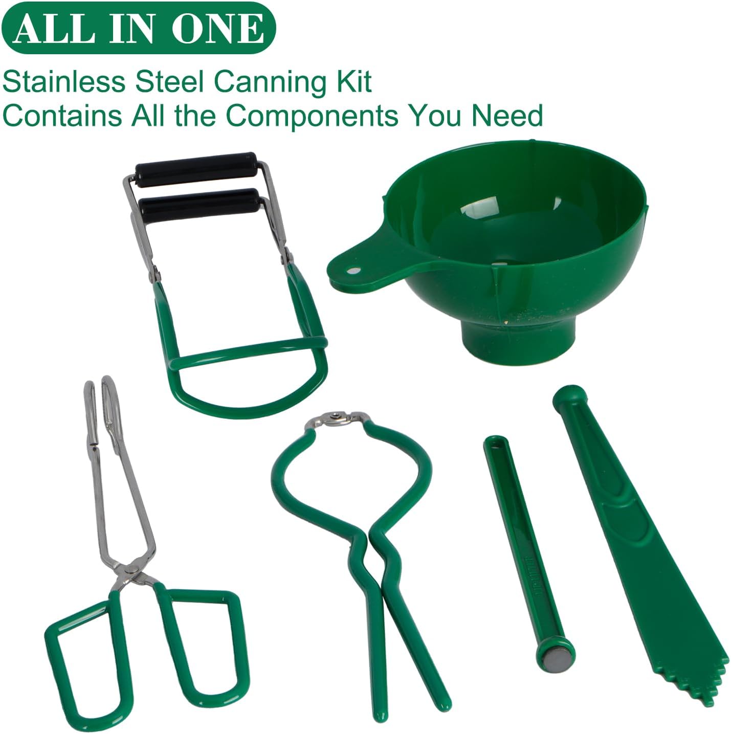 215 Quart Stainless Steel Canning PotKit for Beginners with 7 Tools Set