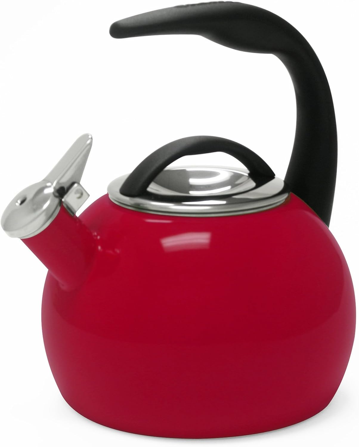 Chantal Anniversary Whistling Tea Kettle 2 Quart Chili Red