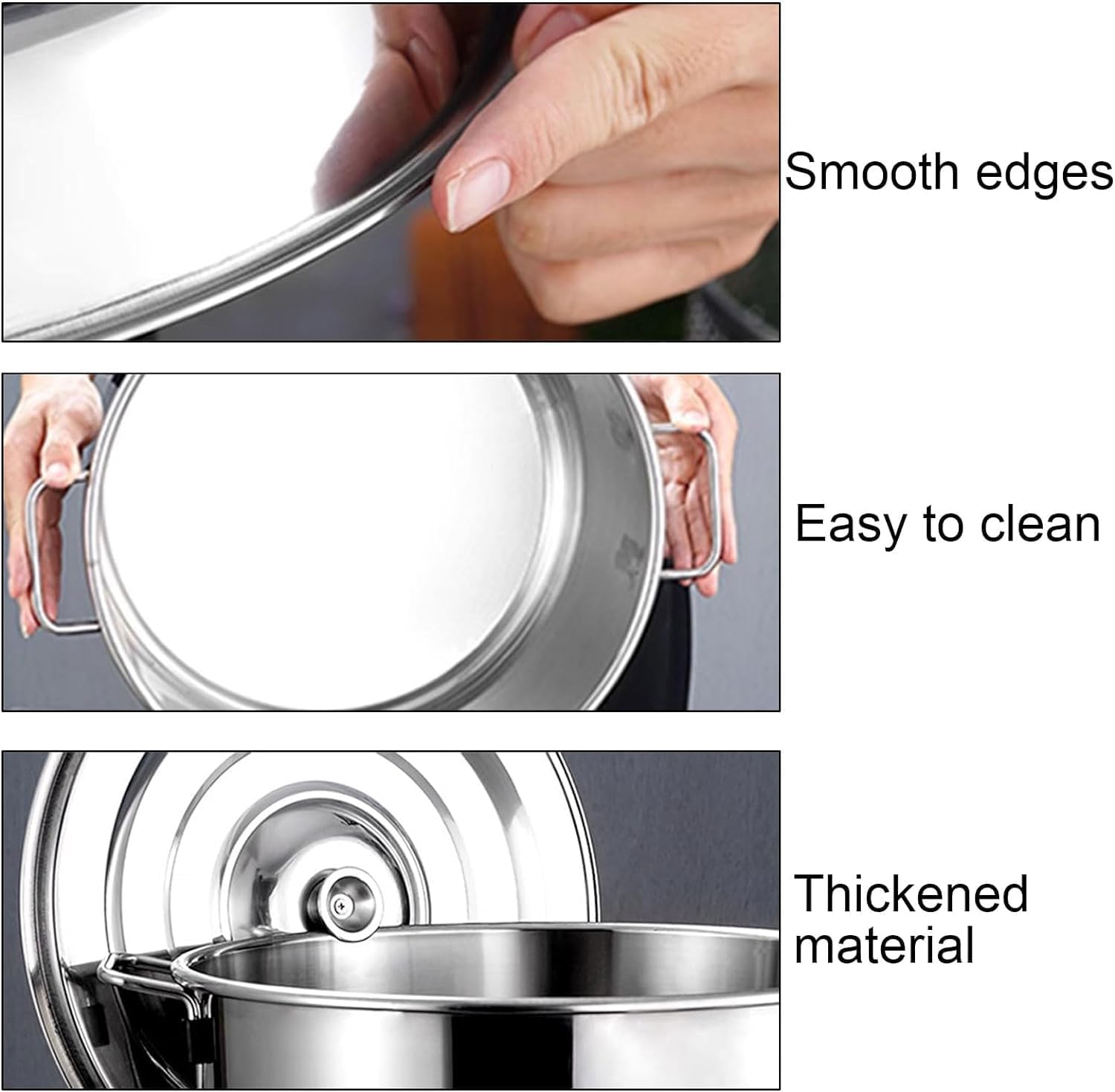 UNbit 234-Piece Stainless Steel Pasta Pot Set with Colander and Lid