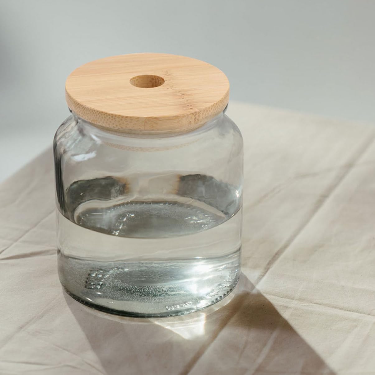 Luxshiny 6-Pack Wooden Mason Jar lids
