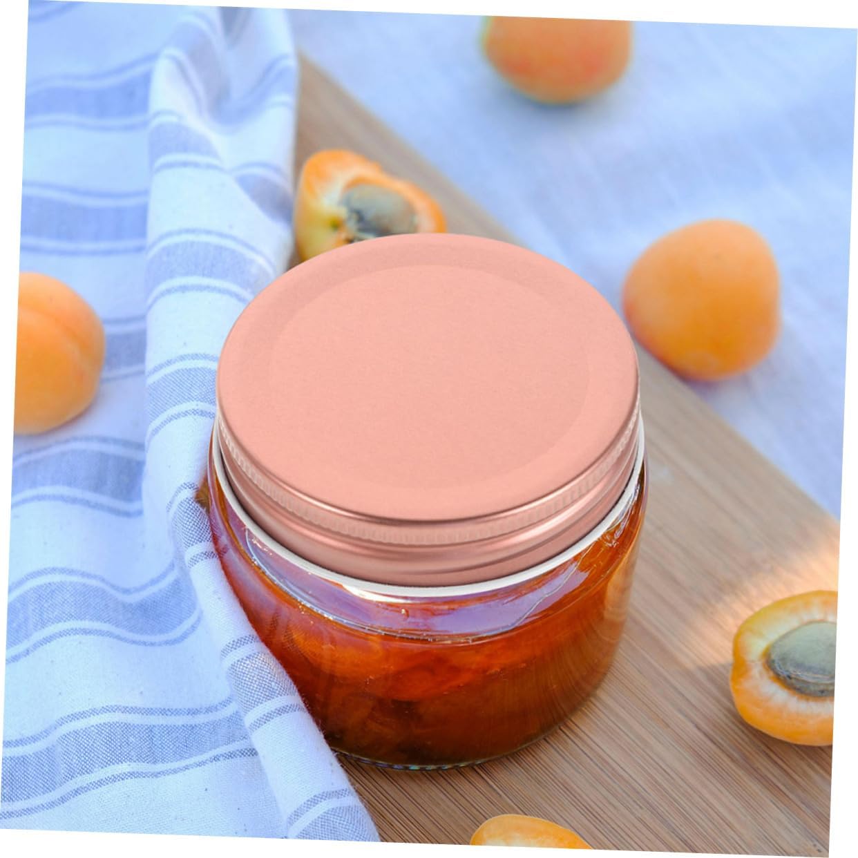 Alipis 24PCS 70mm Rose Lids for Mason Jars