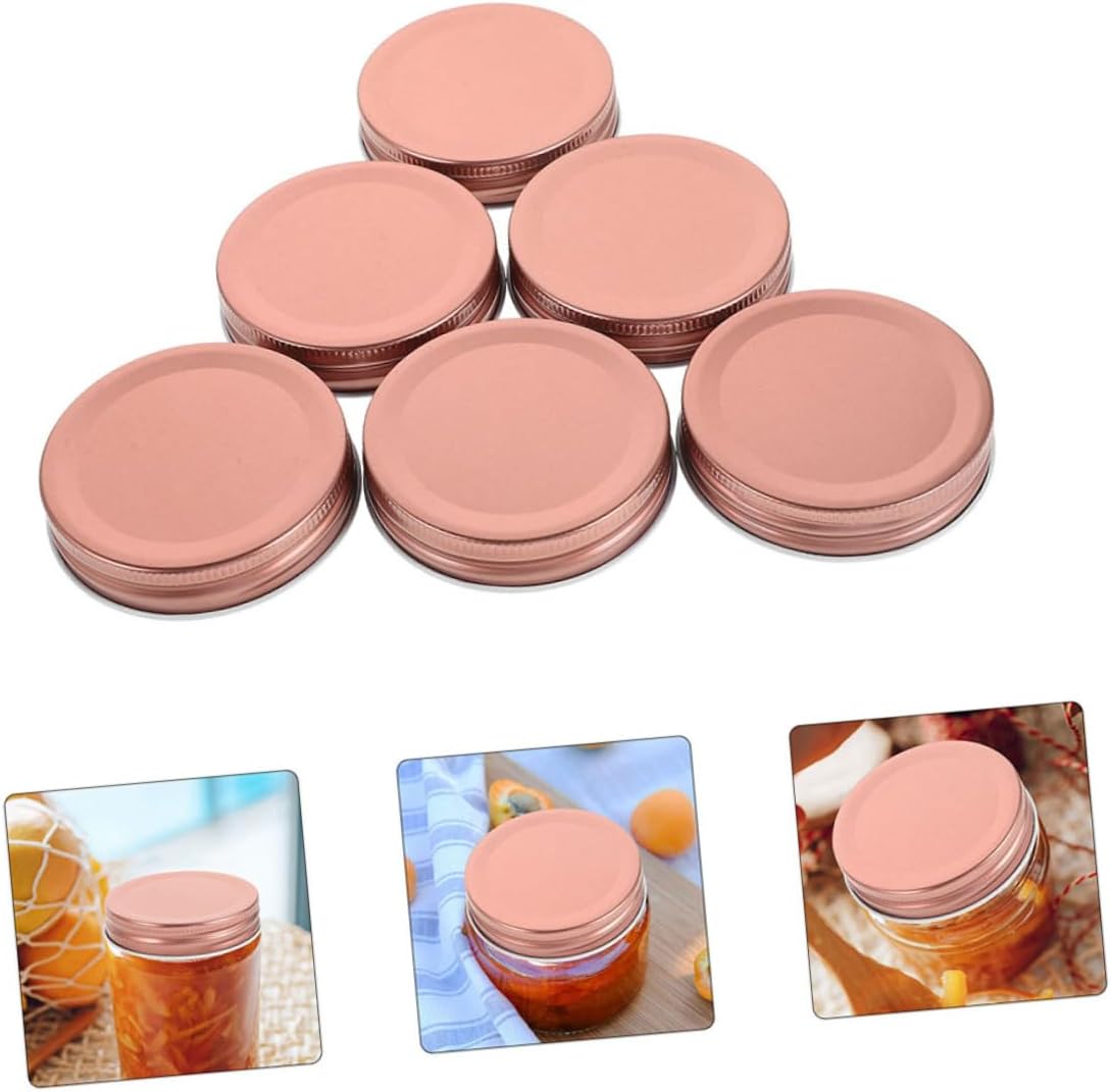 Alipis 24PCS 70mm Rose Lids for Mason Jars
