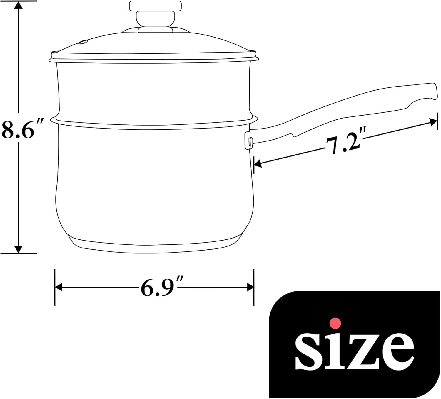 Stainless Steel Saucepan 16cm