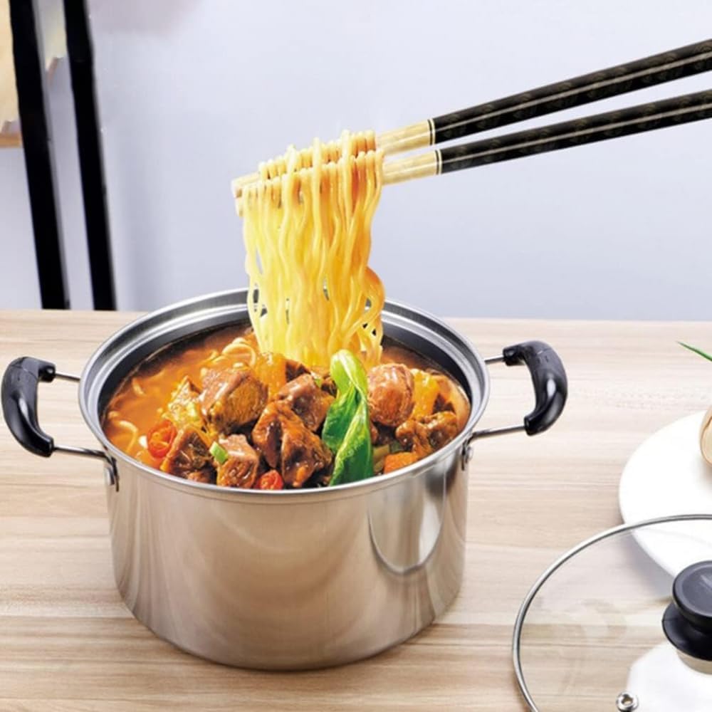 AttreX Silver Noodles Pot 23 CM Stockpot