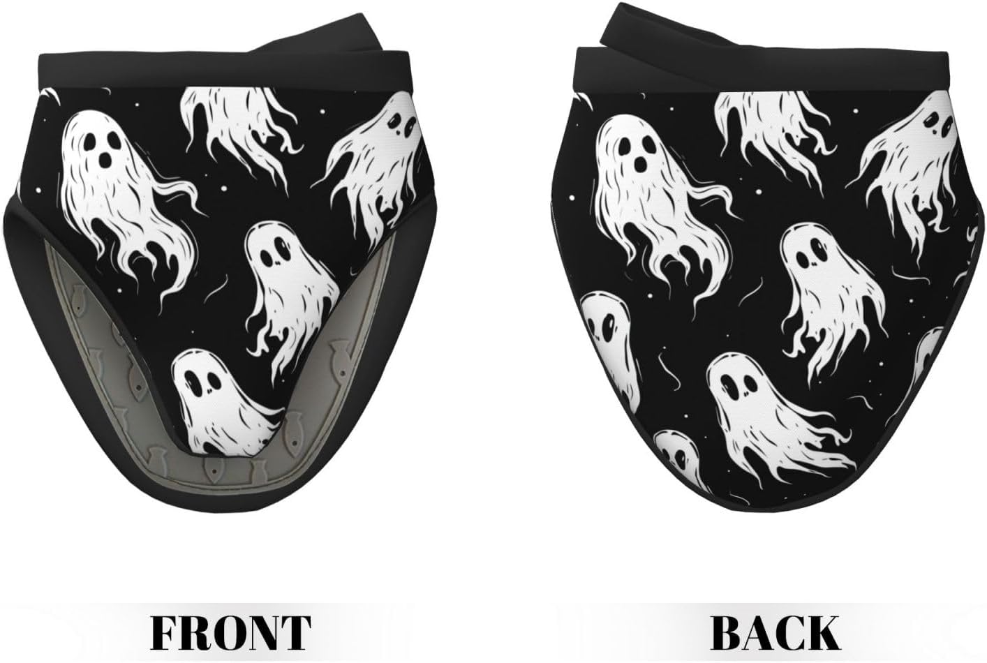 Halloween Ghost Mini Silicone Oven Mitts Heat-Resistant Safe for Cooking