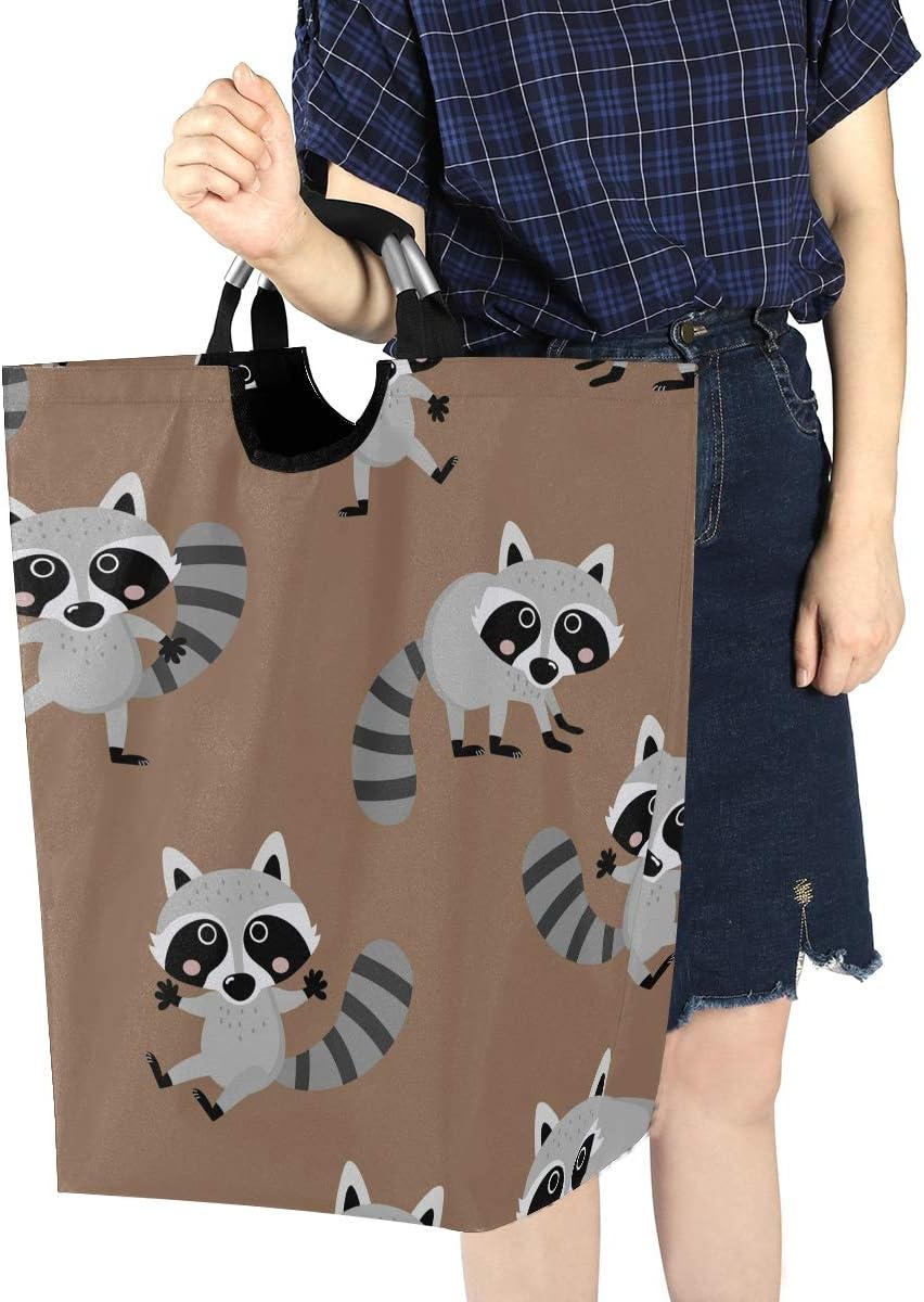 MOYYO Animal Cute Raccoon Laundry Basket - Durable Collapsible Organizer