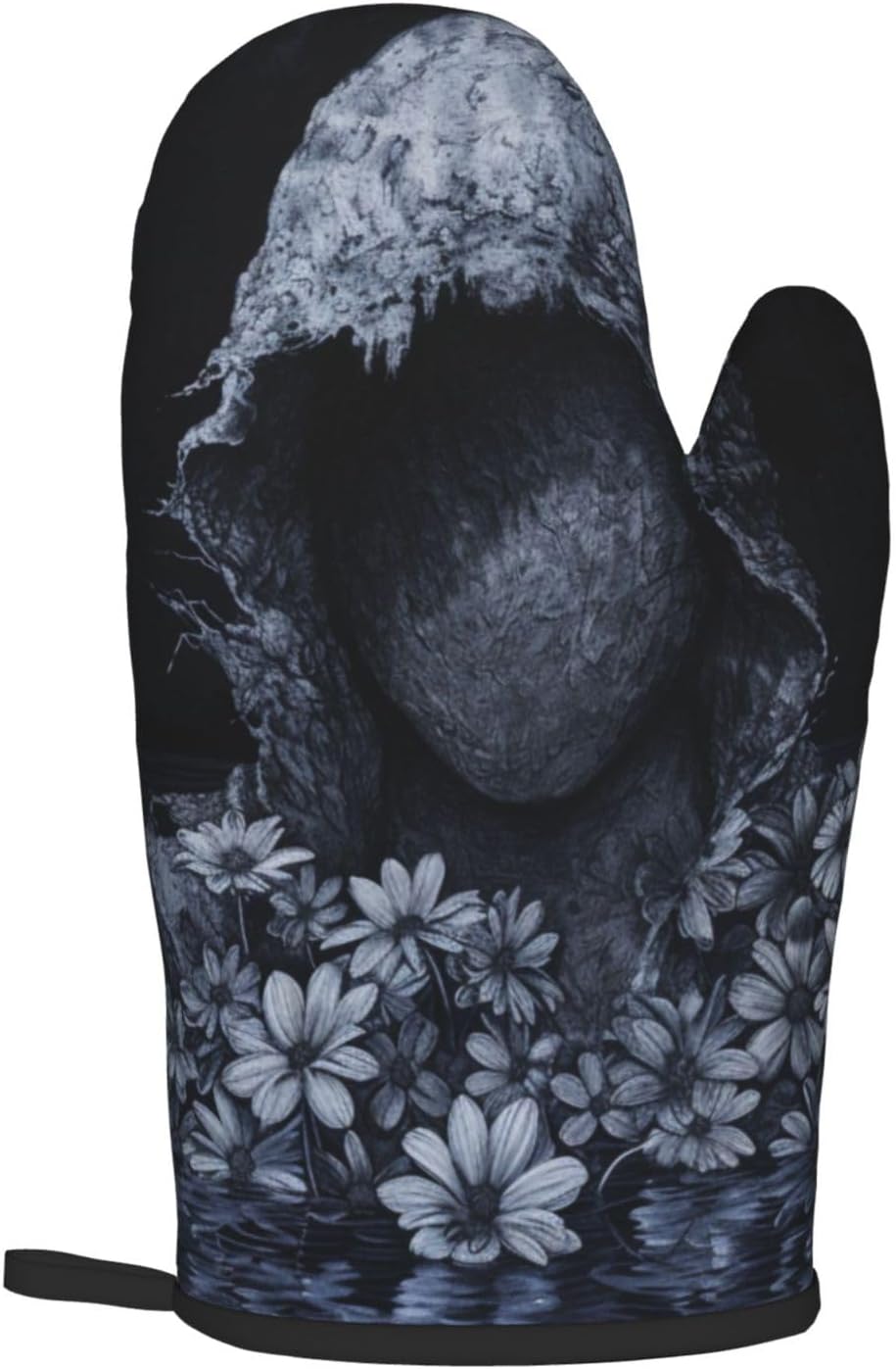 Spooky Ghost Potholders Oven Mitts Set