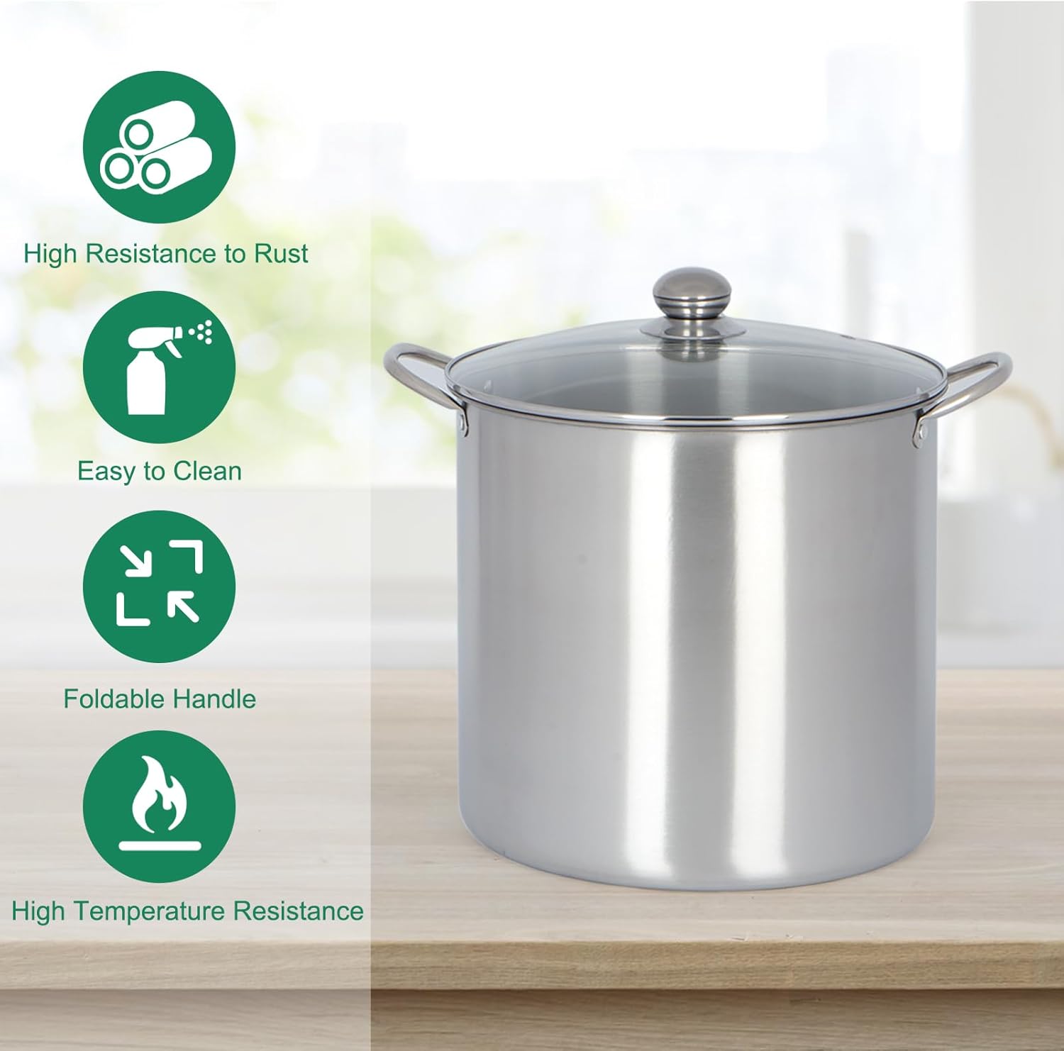 215 Quart Stainless Steel Canning PotKit for Beginners with 7 Tools Set