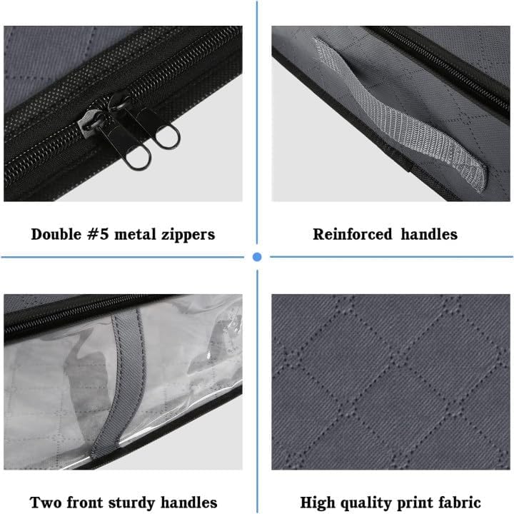 Your Bed Needs This StorageRight Under Bed Container Grey 2-Pack