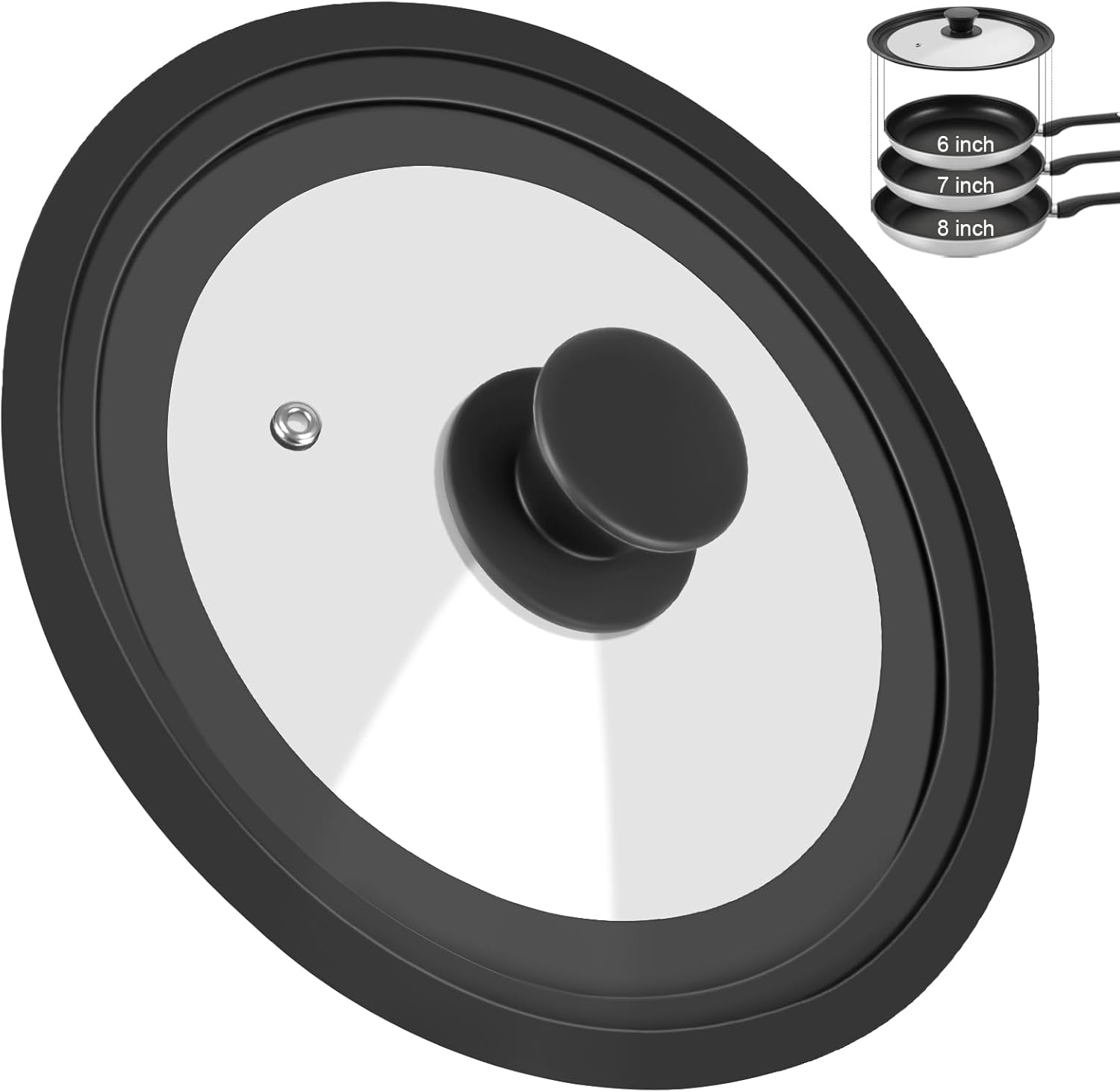 Multifunctional Silicone Cookware Lid for Pots and PansDurable and Safe