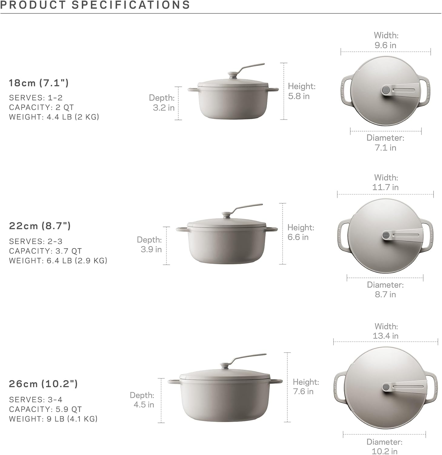 Precision Cast Iron Oven Pot with Handle