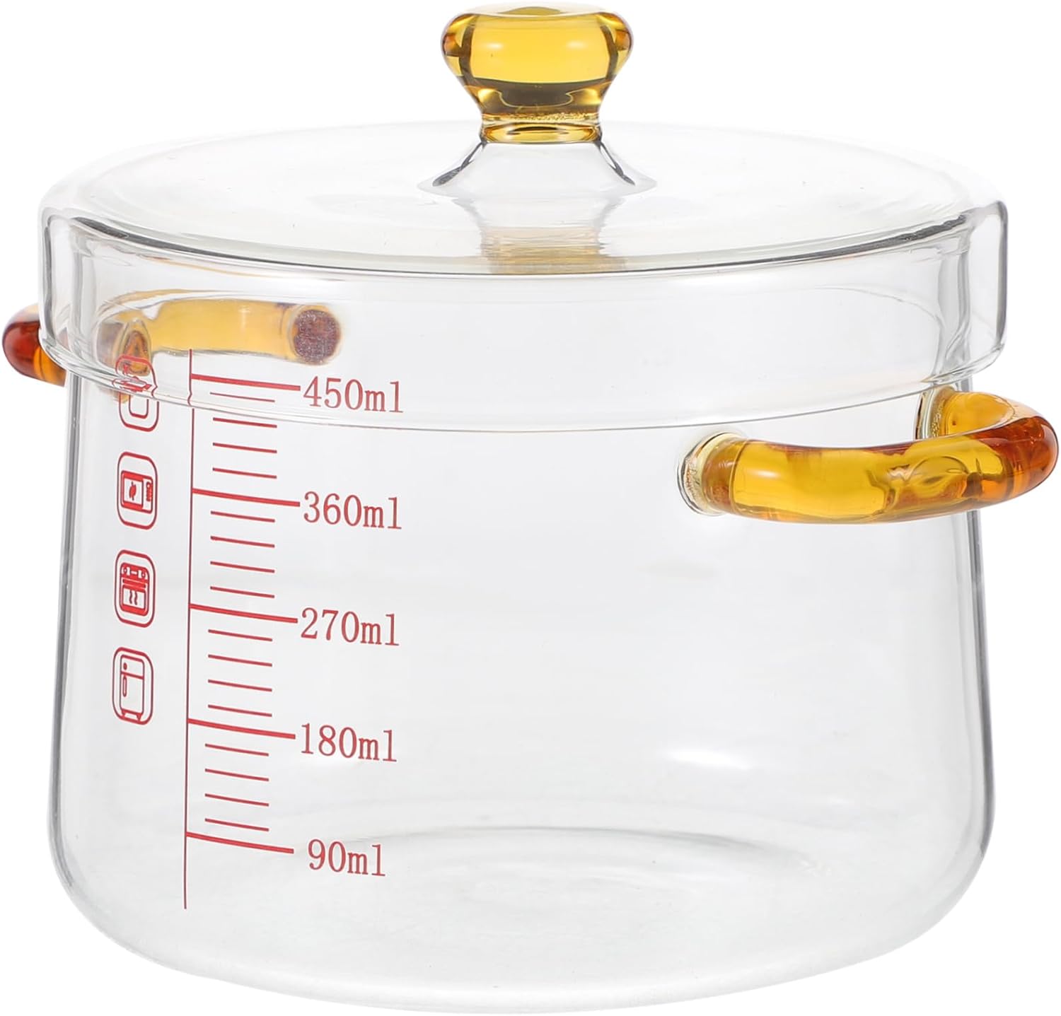 Luxshiny Glass Cooking Pot Steamy Multi-Functional