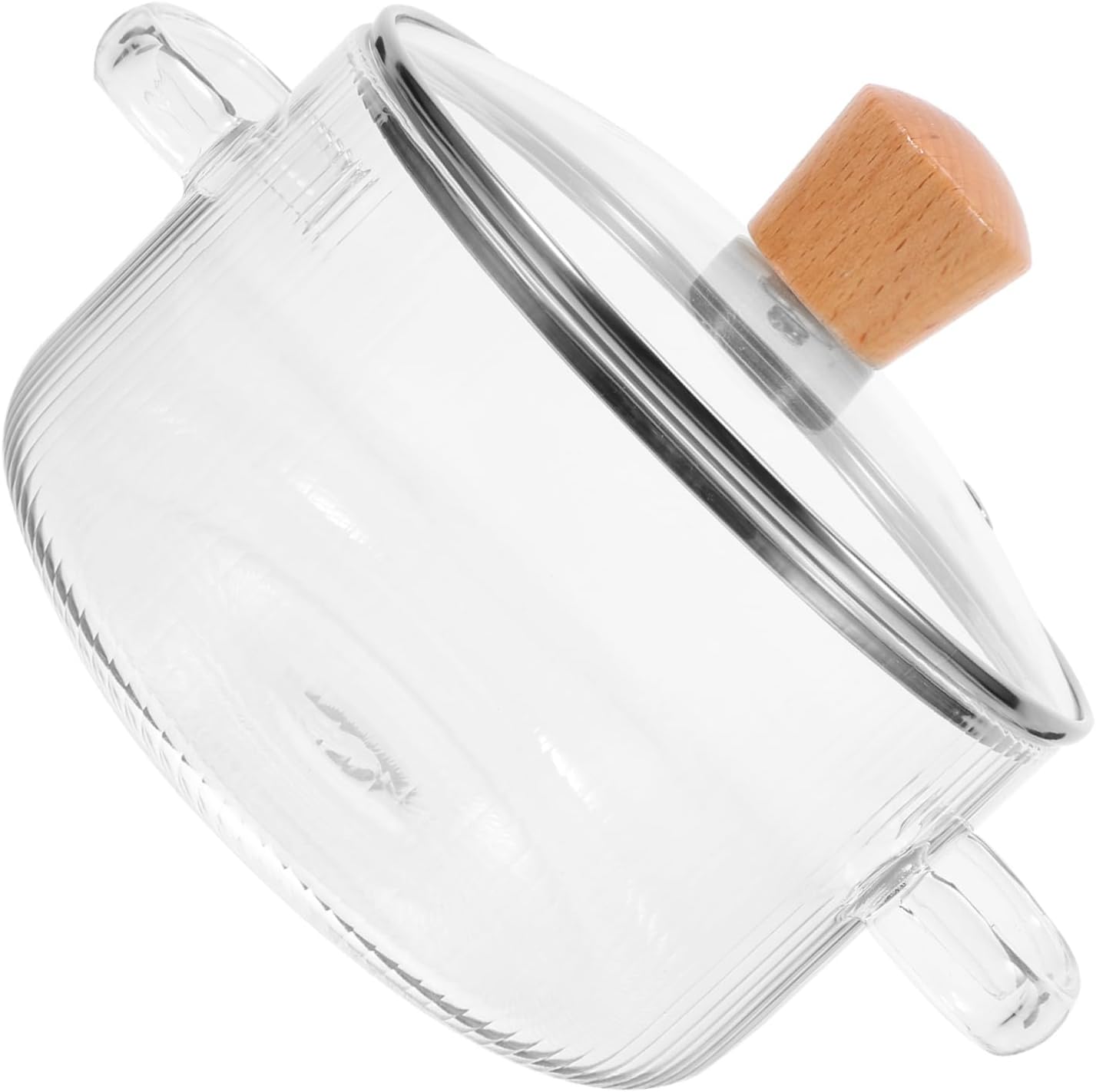 Glass Cooking Pot with Lid