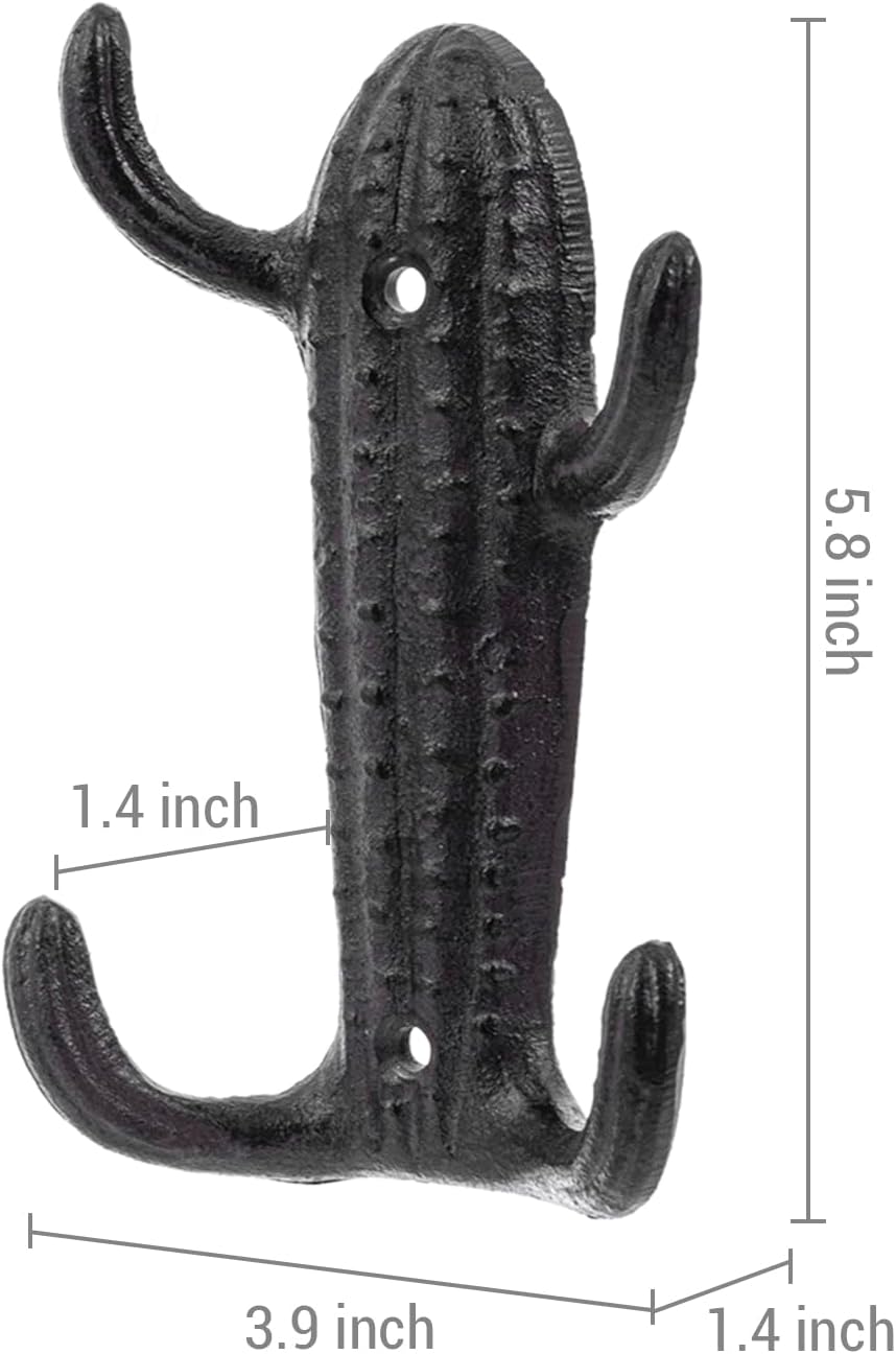 Vibrant Southwestern Cast Iron Coat Hooks