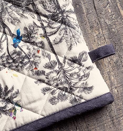 Elegant Thanksgiving Christmas Oven Mitt Pot Holder Set