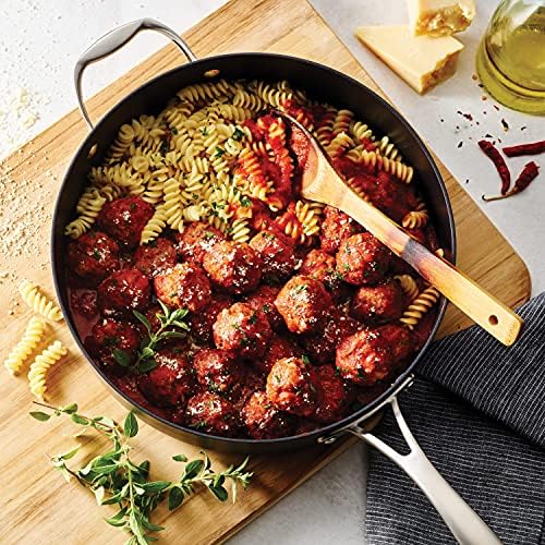Tramontina 55 qt Covered Deep Saut Pan Hard Anodized