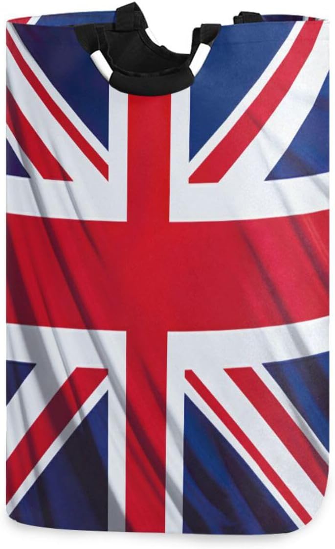 British Flag Folding Laundry Hamper