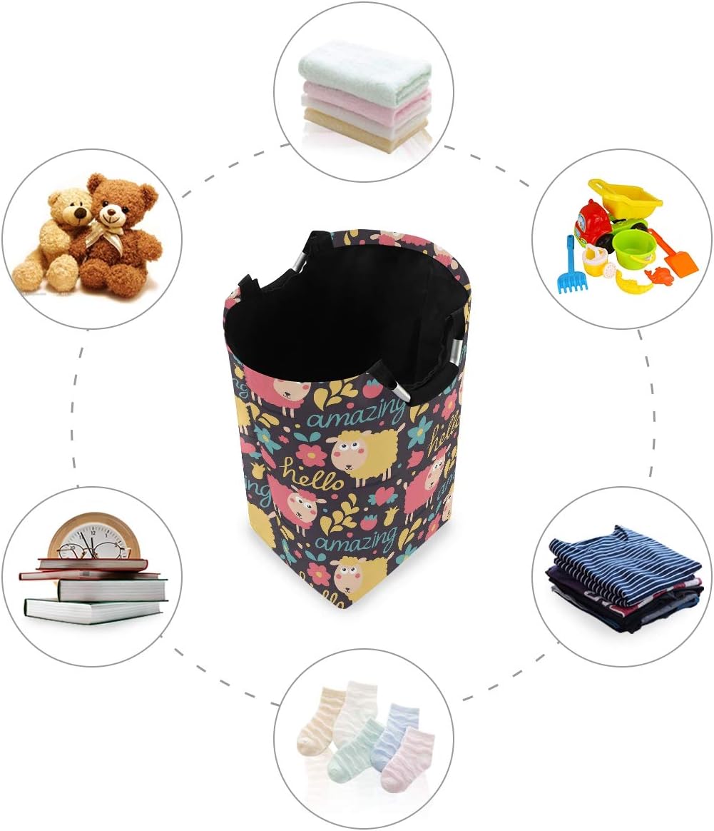 Stylish Foldable Laundry Hamper with Cute Animal Design for Easy Organization