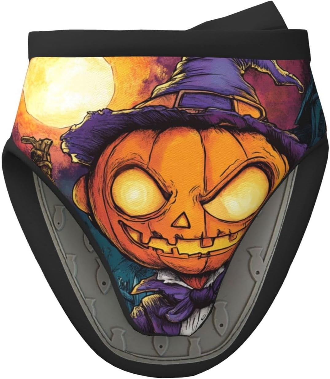 Slim Halloween pumpkin oven mitts