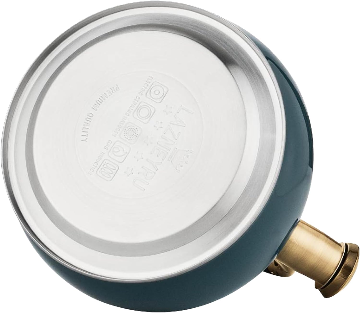 Lazneyru Stainless Steel Whistling Kettle 3 Quart