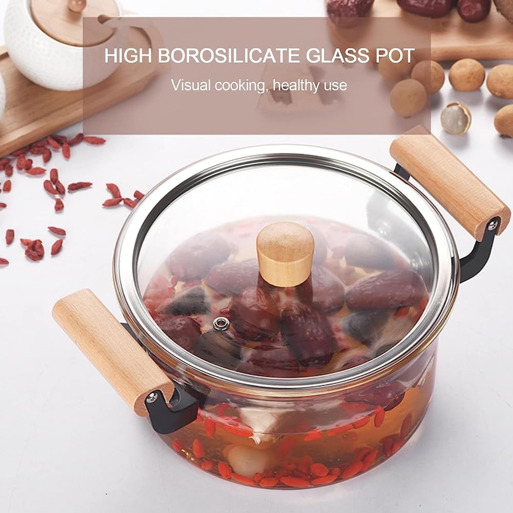 High-Borosilicate Glass Cooking Pot
