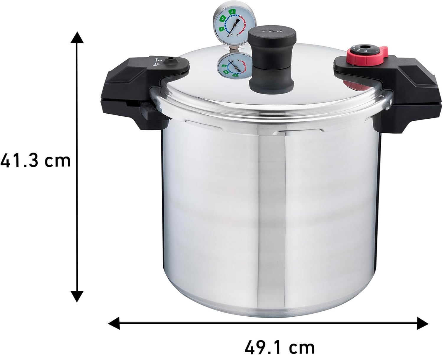 T-Fal Pressure Cooker 22-Quart 3 PSI Canning Reliable Use