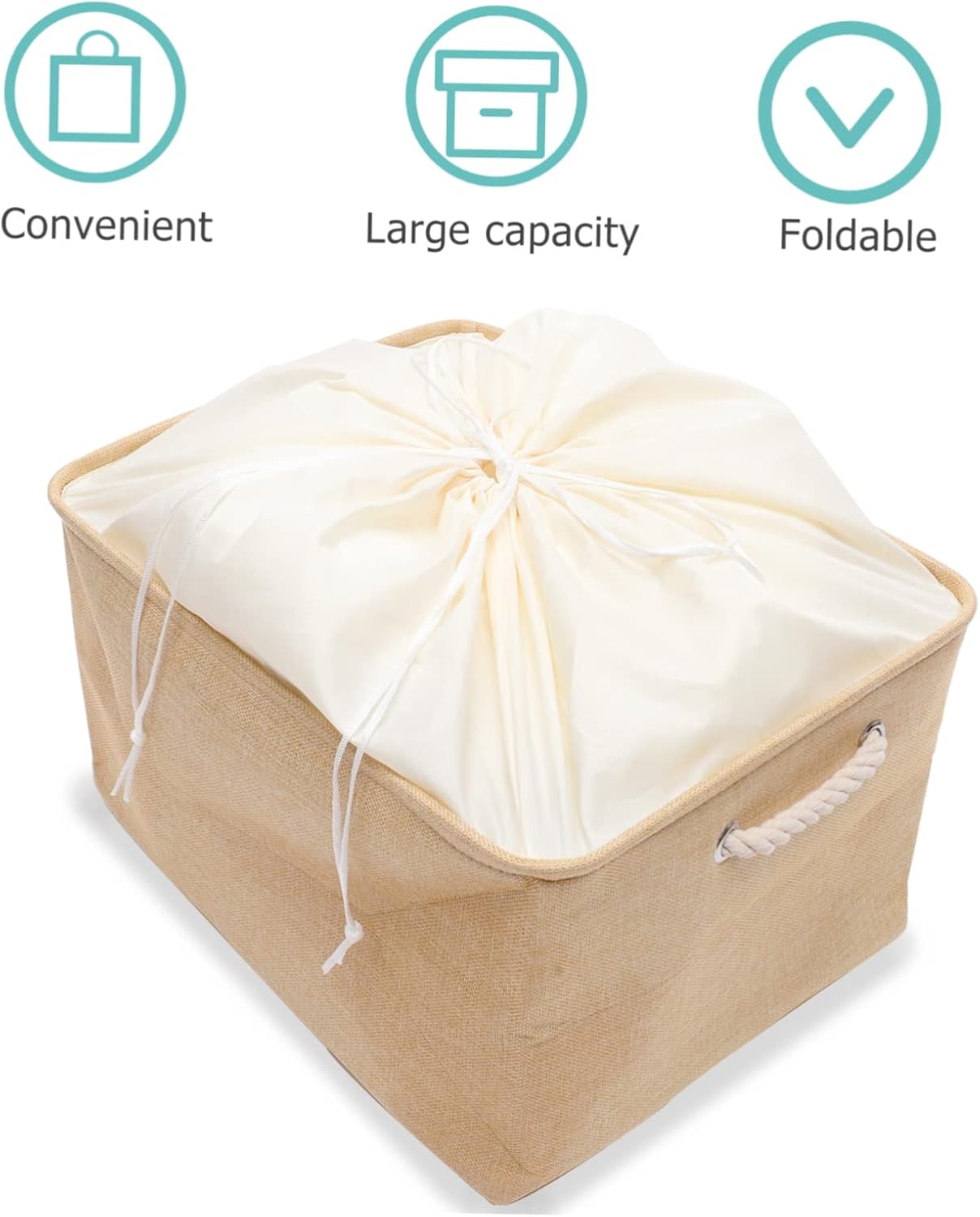 Organizer Cloth Folding Organizer Basket for Clean Living