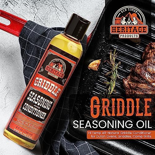 Grill with PrecisionHeritage Griddle Oil