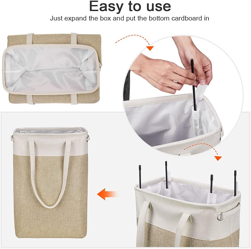 i BKGOOSpace-Saving Multi-Functional Collapsible Laundry Basket