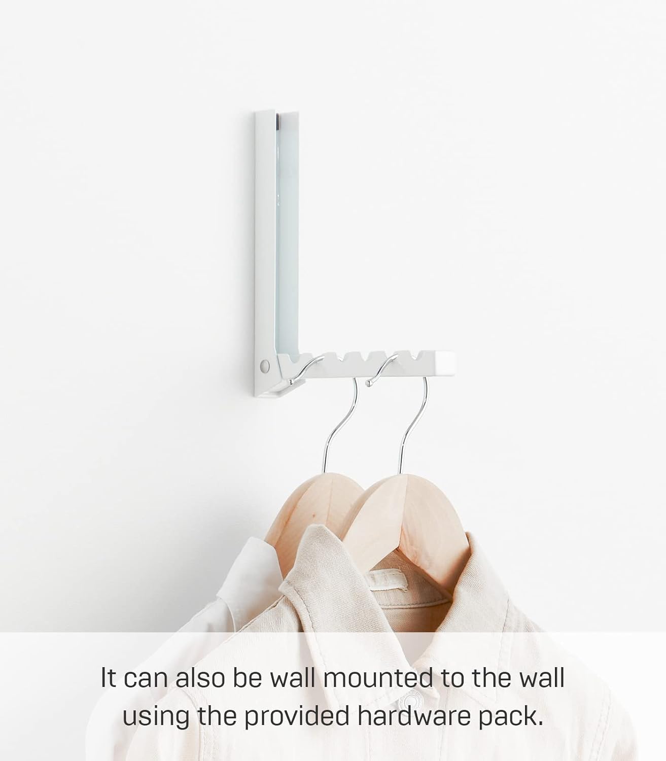 Yamazaki Home 7161 Folding Coat Hook with 6 Ridges