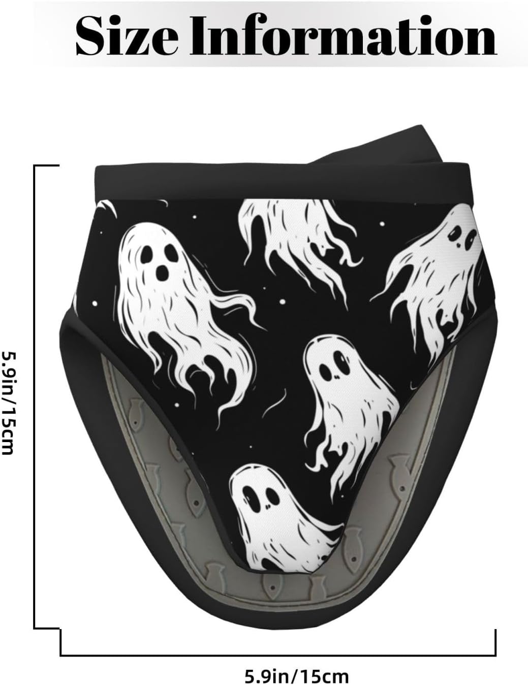 Halloween Ghost Mini Silicone Oven Mitts Heat-Resistant Safe for Cooking