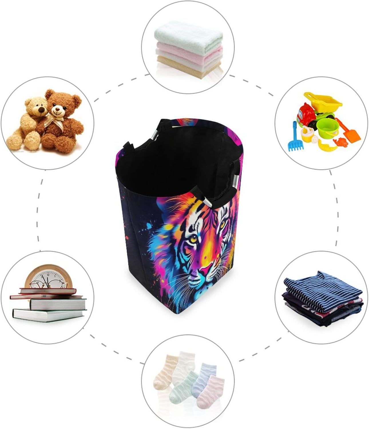 Kigai Collapsible Laundry Basket Style Function for Your Space