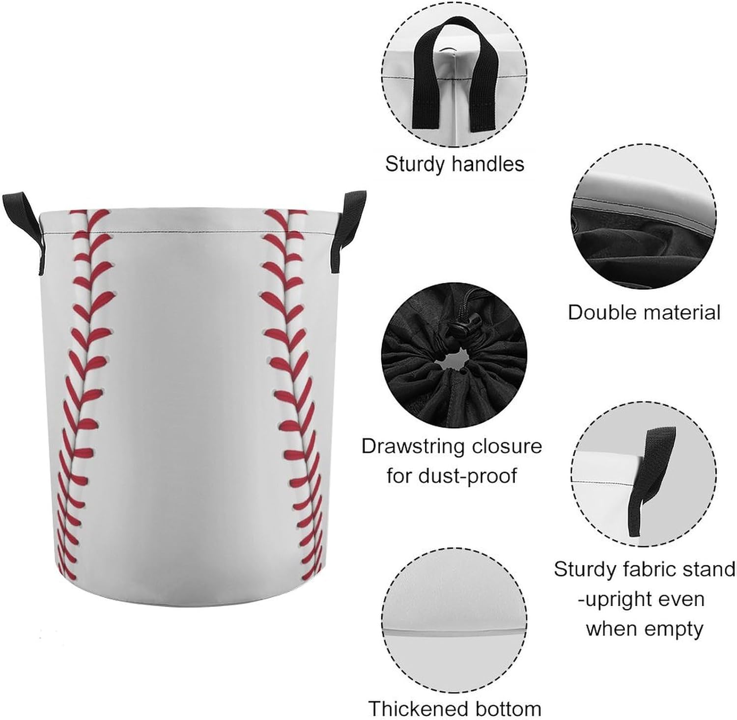Baseball Laundry Basket - Velumair Baseleaf - Must-Have for Kids