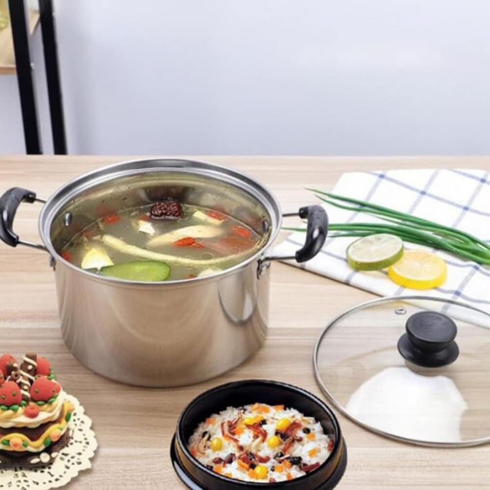 AttreX Silver Noodles Pot 23 CM Stockpot