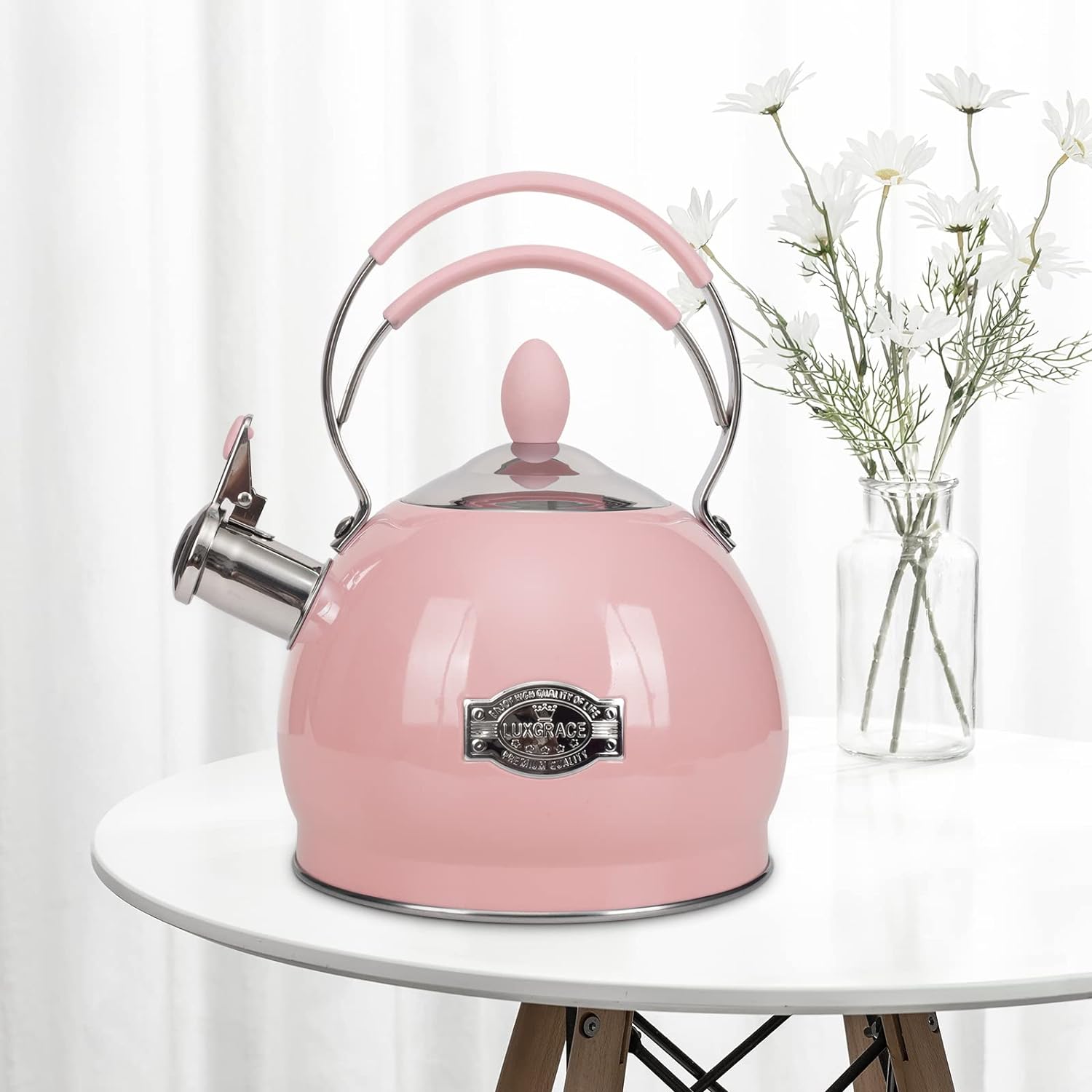 Whistling Tea Kettle 26 qt Secure Boil