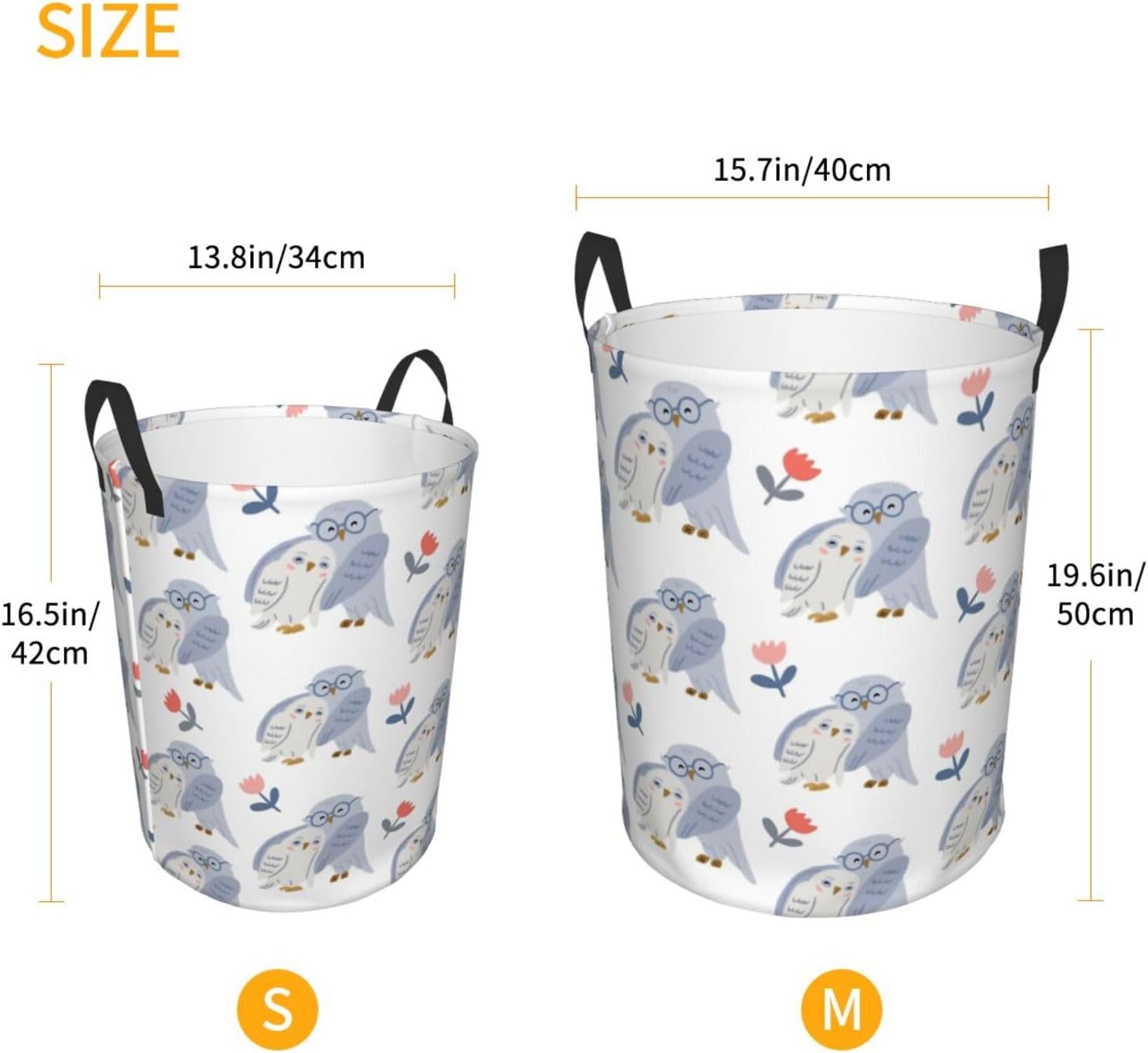 AFHYZY Owl Laundry Hamper
