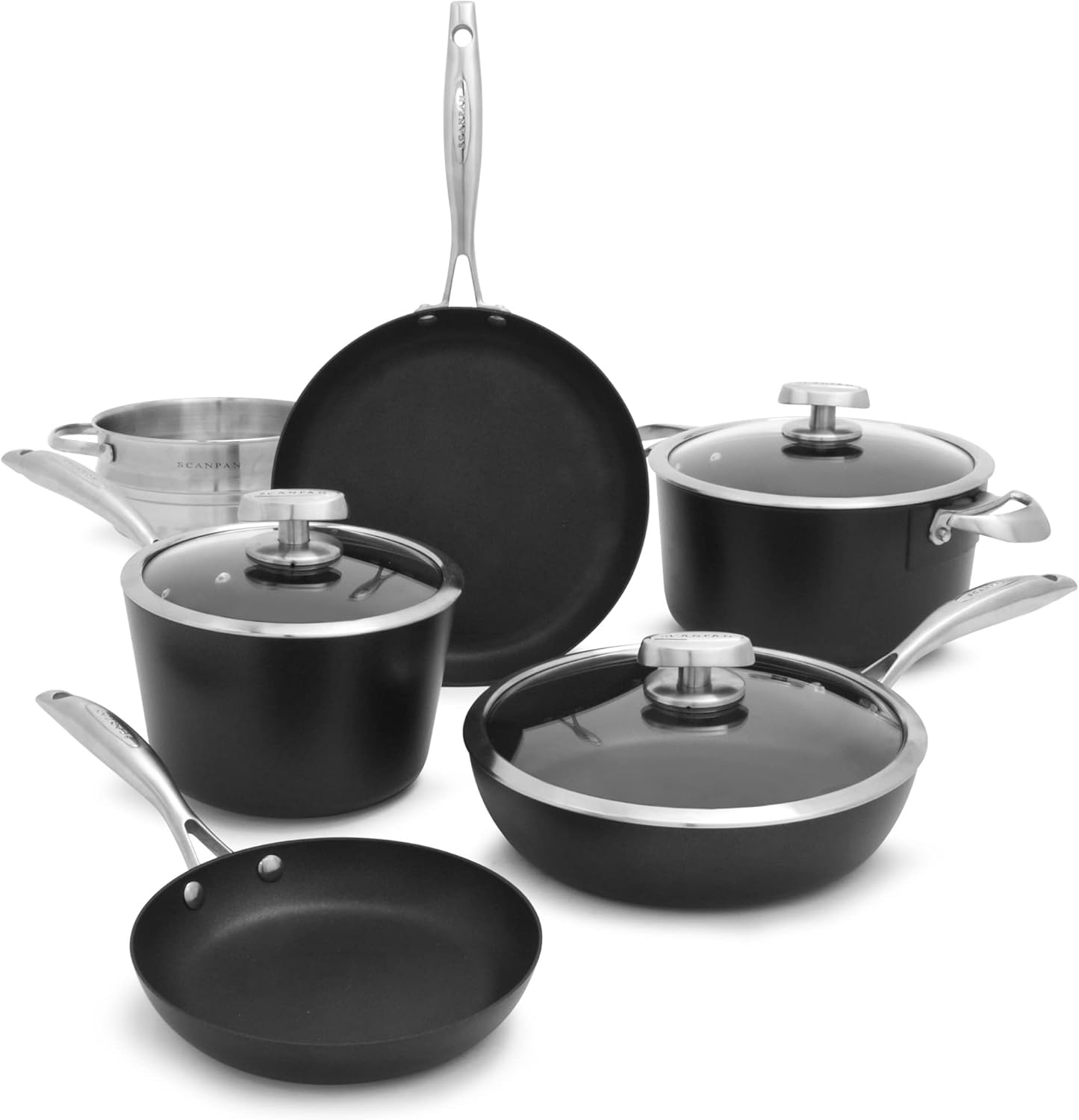 SCANPAN Pro IQ 9-Piece Nonstick Cookware Set 1