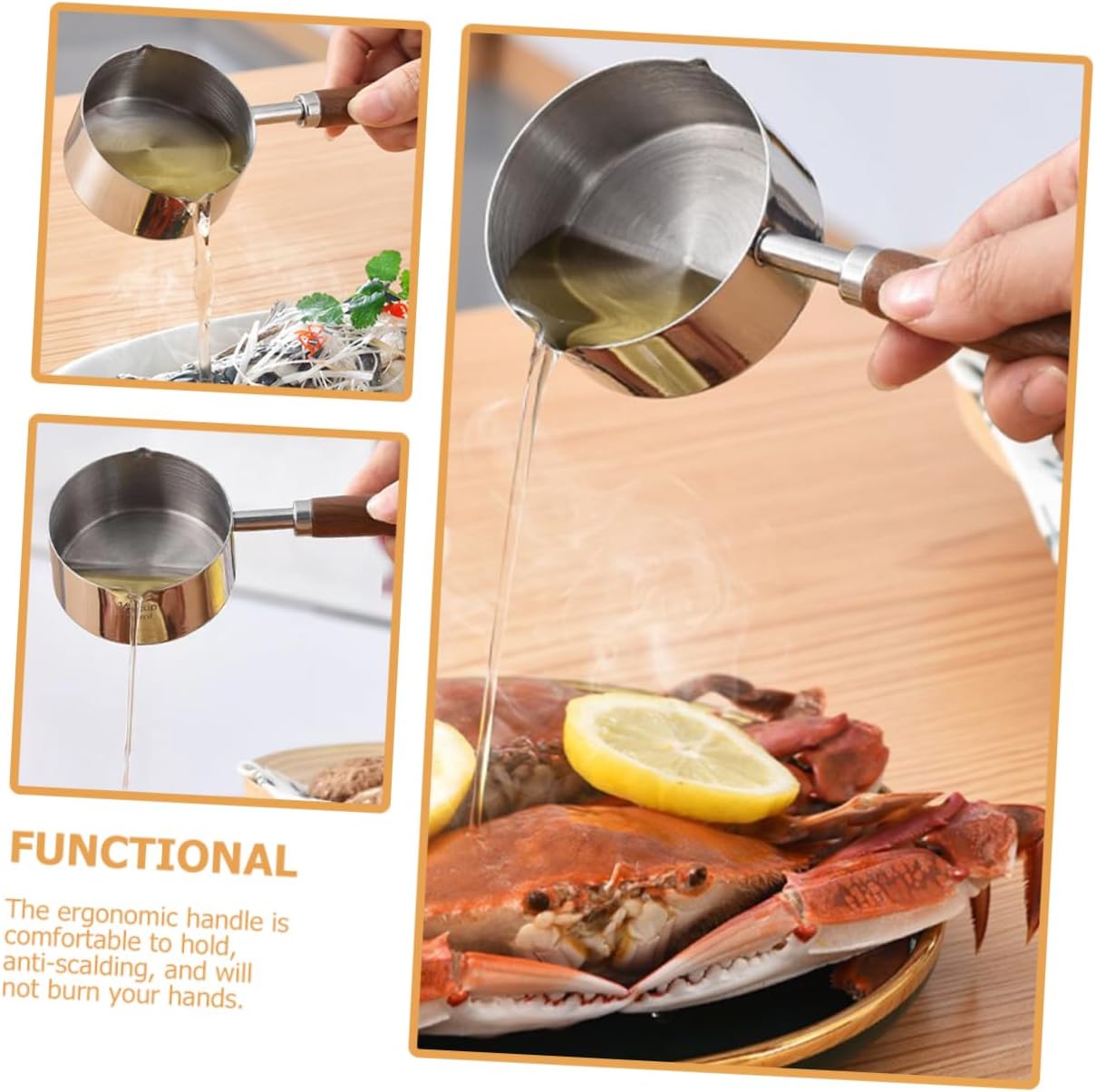 Stainless Steel Saucepan with Handle