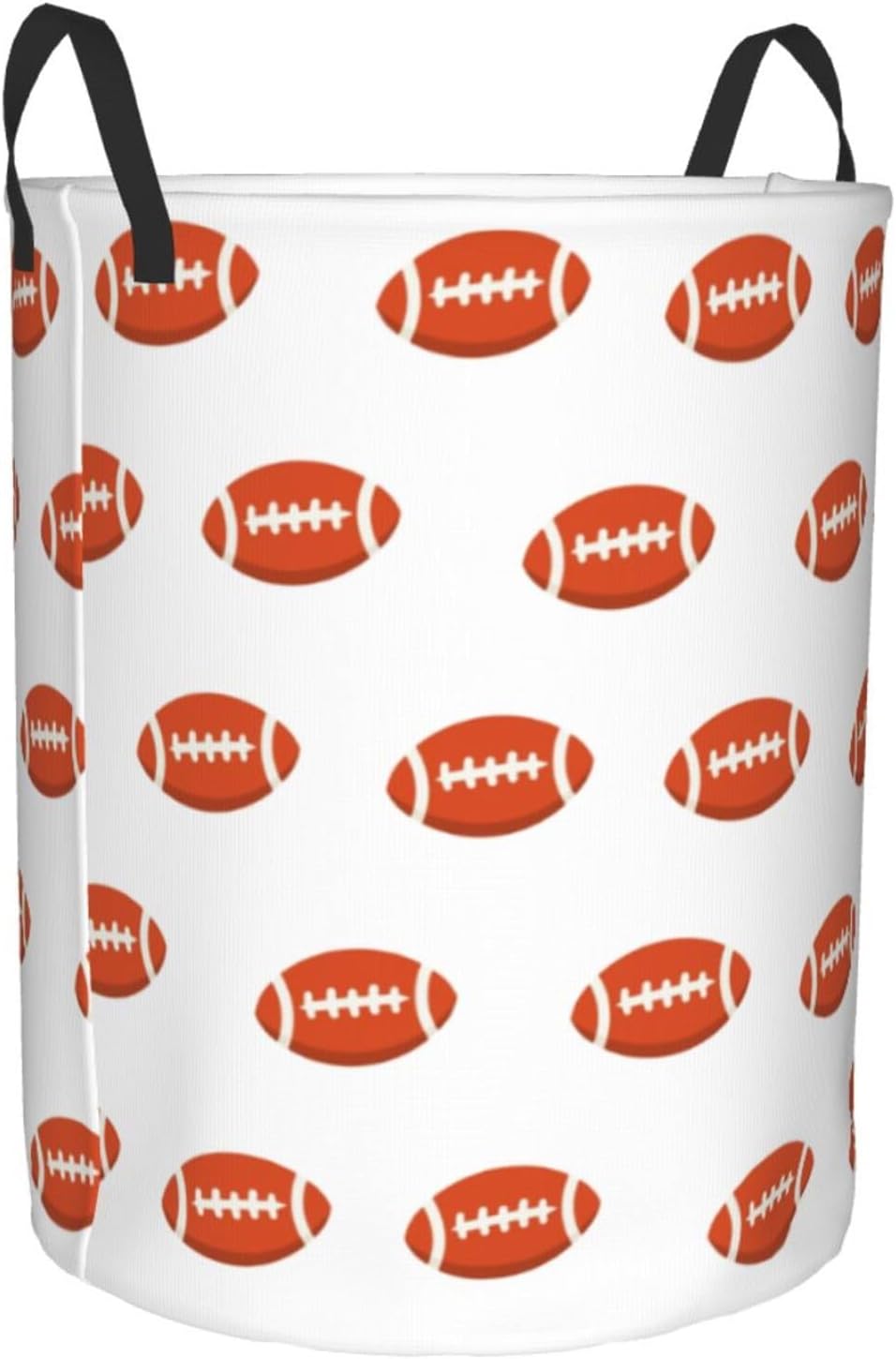 Football Laundry Hamper Collapsible with Handles