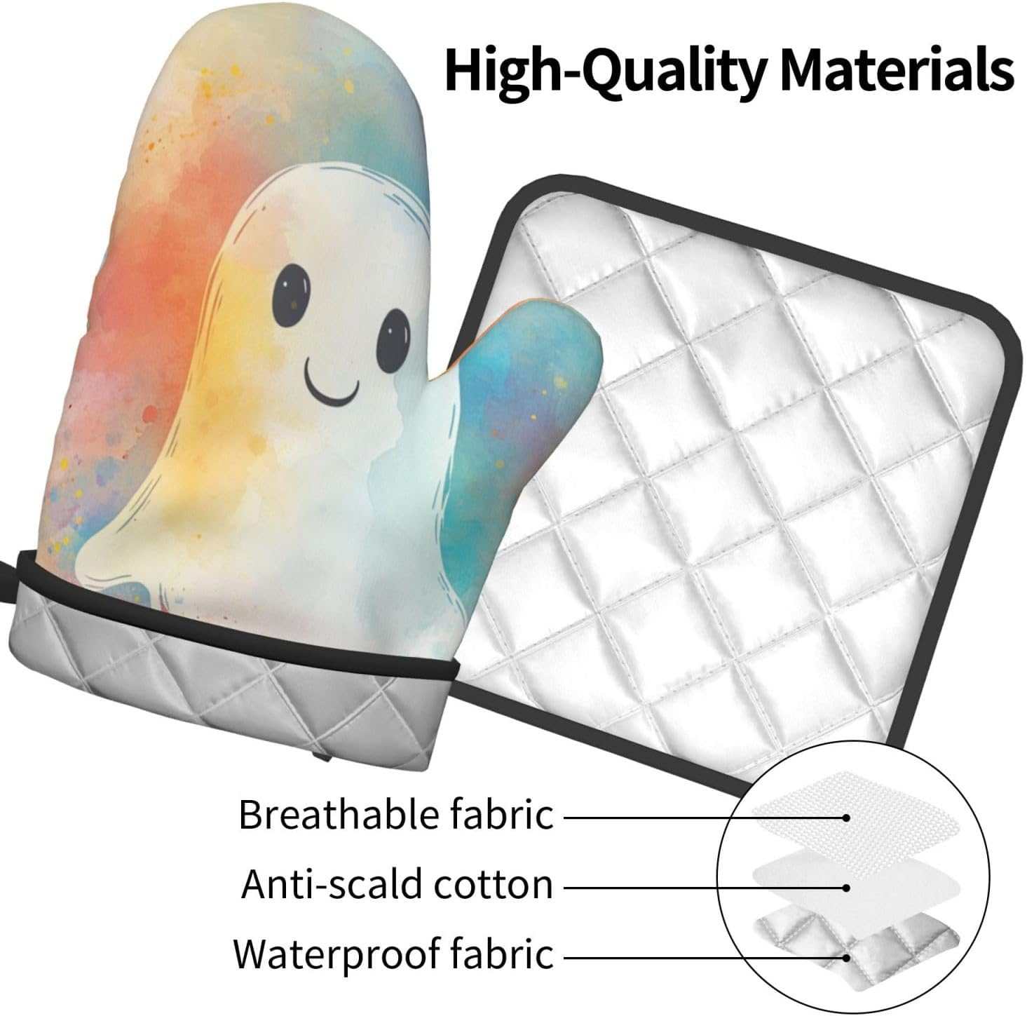 Gjieliness Halloween Oven Mitts Pot Holders