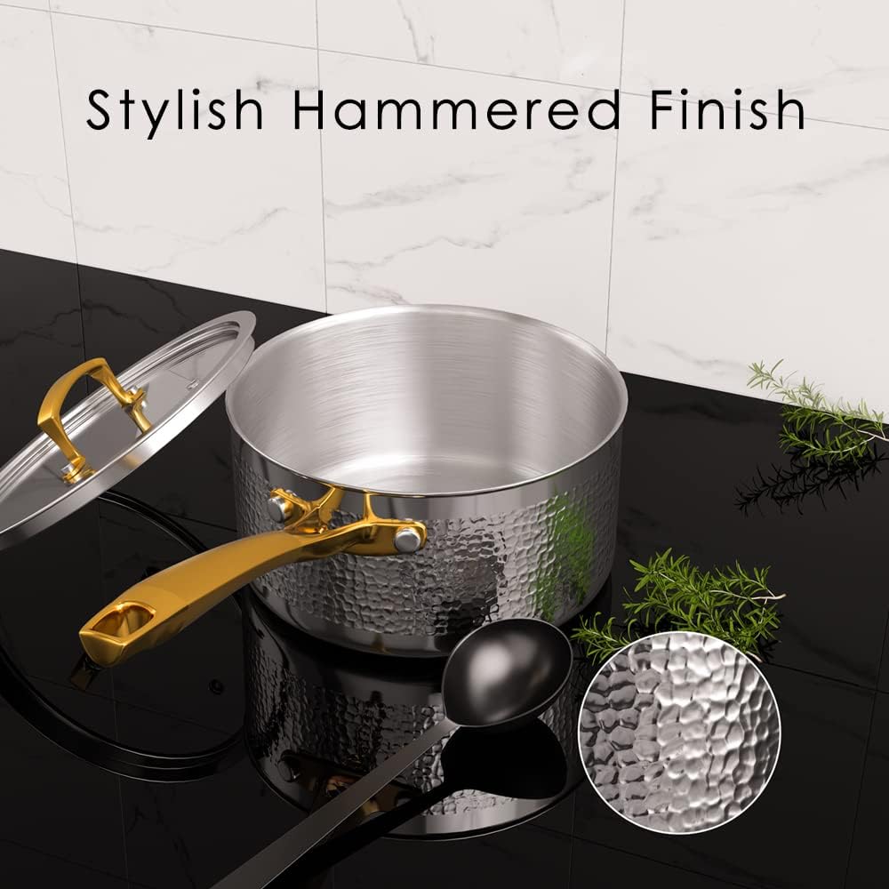 Homaz Life Tri-Ply Stainless Steel Cookware Set