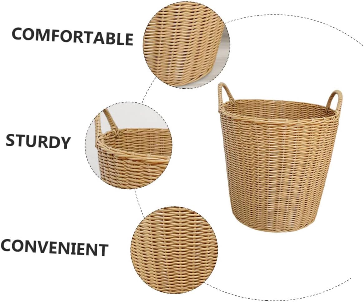 Sturdy Woven Laundry Basket