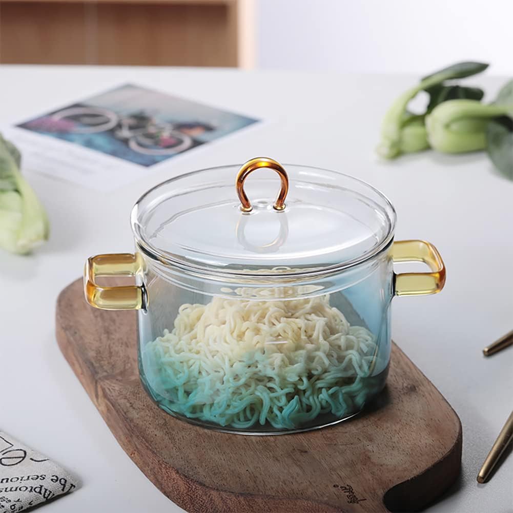 Miecux15L Heat-Resistant Glass Cookware Pot Perfect for Pasta More