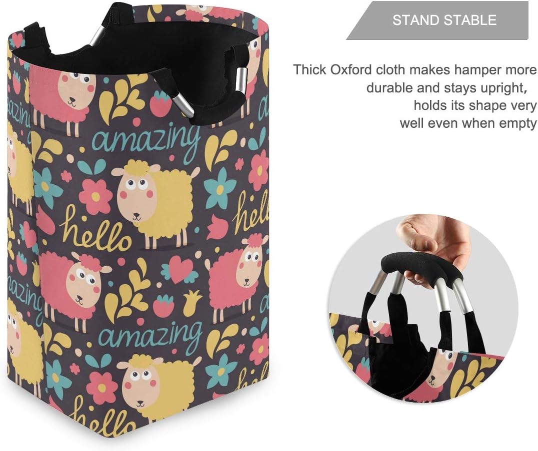 Stylish Foldable Laundry Hamper with Cute Animal Design for Easy Organization