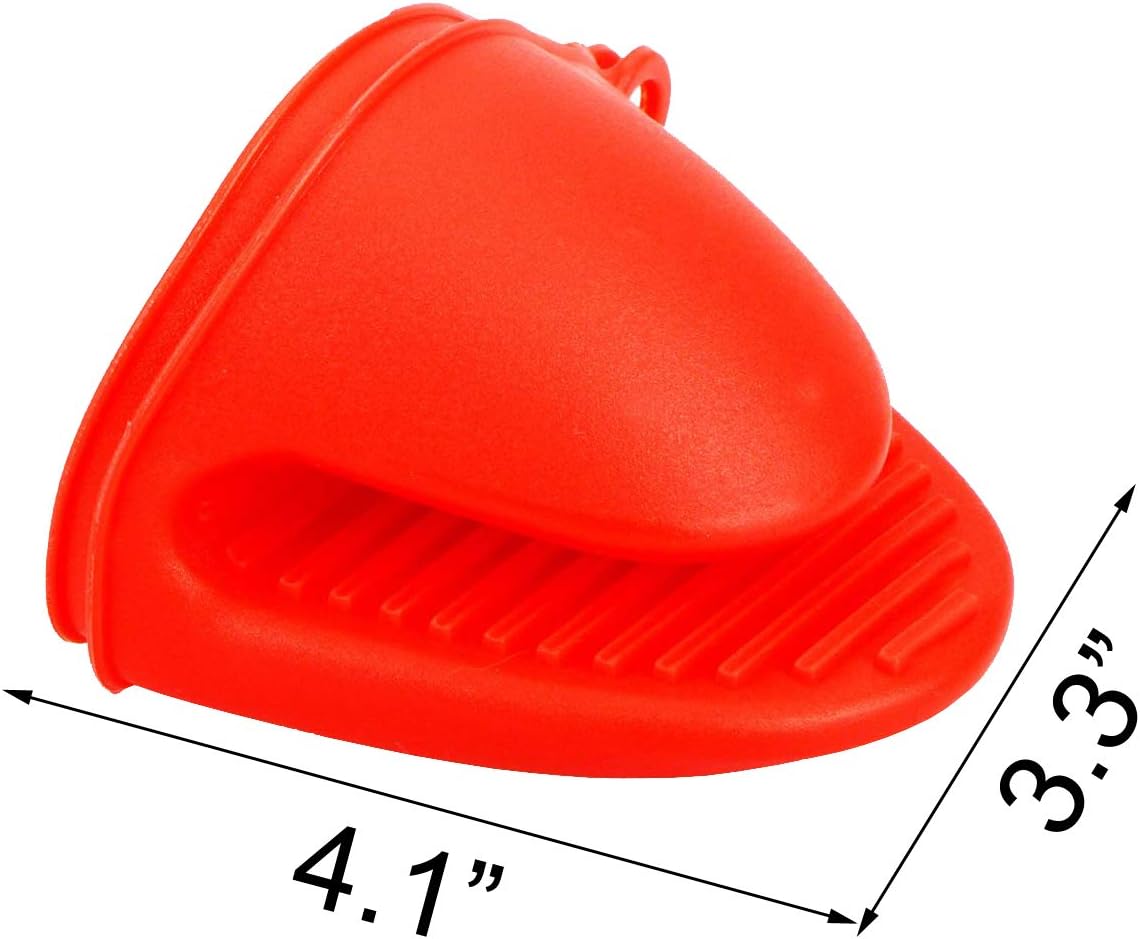 2-Pair Silicone Oven Gloves Set - Heat Resistant