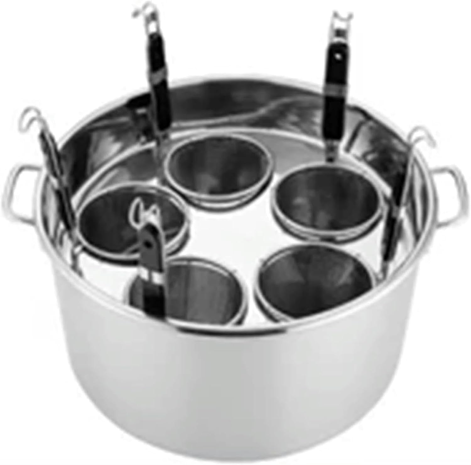 Stainless Steel Stockpot with Colander Induction Compatible