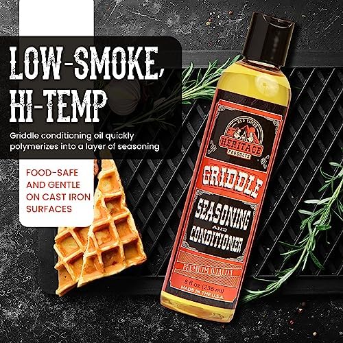 Grill with PrecisionHeritage Griddle Oil