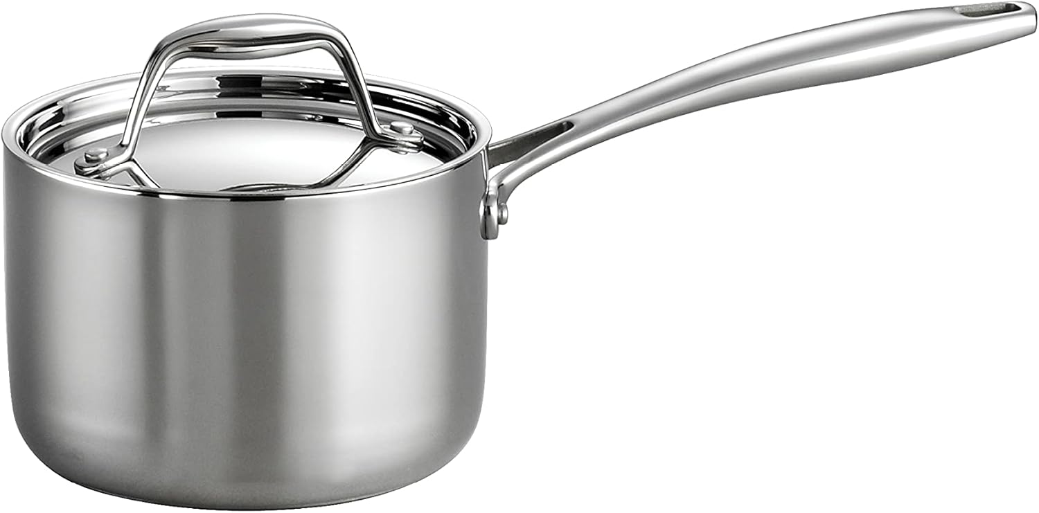 Tri-Ply Clad Stainless Steel Sauce Pan